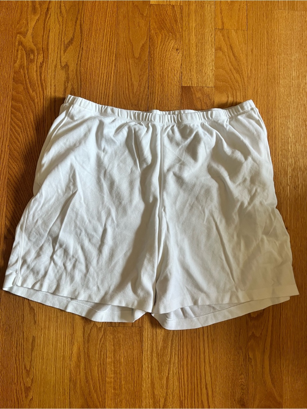 Lands End Sport Knit White Shorts 2X like new women's